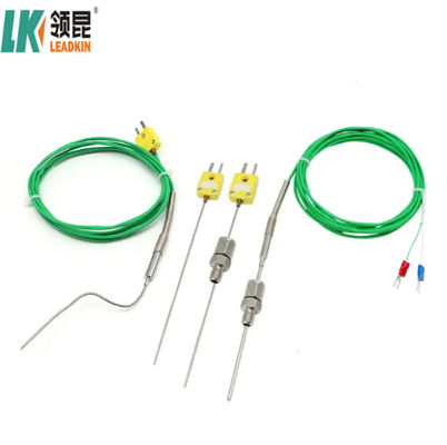 Probe de température thermocouple de type K avec enveloppe NiCr-NiSi / NiCr-NiAl pour une température allant jusqu'à 800 °C